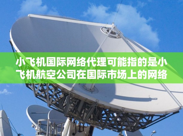 小飞机国际网络代理可能指的是小飞机航空公司在国际市场上的网络合作或代理业务。以下是一些可能的解释和相关信息