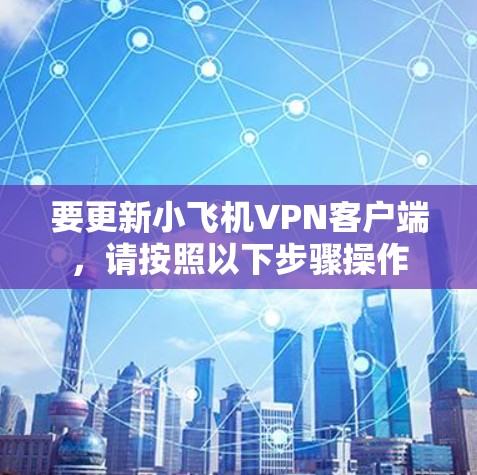 要更新小飞机VPN客户端，请按照以下步骤操作