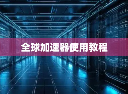 全球加速器使用教程