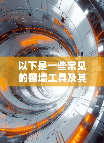 以下是一些常见的翻墙工具及其类型和特点