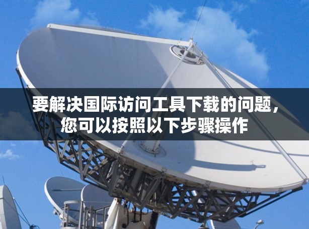 要解决国际访问工具下载的问题，您可以按照以下步骤操作