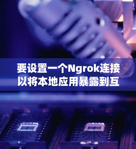 要设置一个Ngrok连接以将本地应用暴露到互联网上，请按照以下步骤操作
