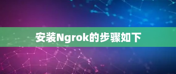 安装Ngrok的步骤如下