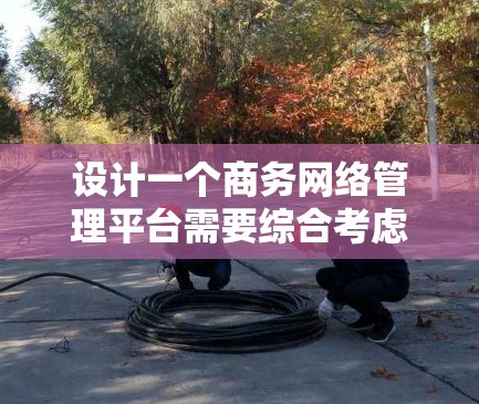 设计一个商务网络管理平台需要综合考虑多个方面，以下是一个有条理的设计方案