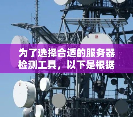 为了选择合适的服务器检测工具，以下是根据您的需求和环境总结的建议