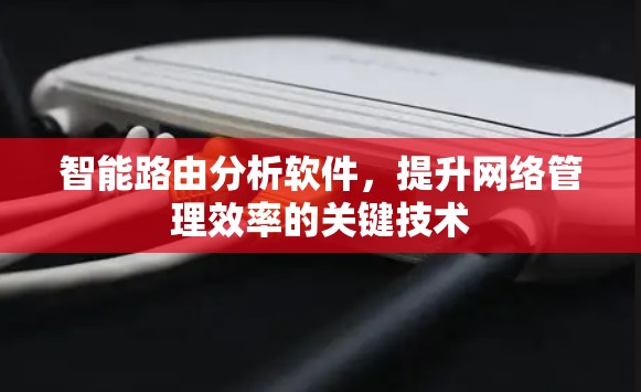 智能路由分析软件，提升网络管理效率的关键技术