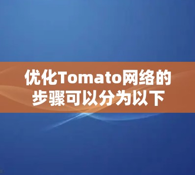 优化Tomato网络的步骤可以分为以下几个关键部分，每个部分都需要细致的配置和测试。以下是详细的步骤指南