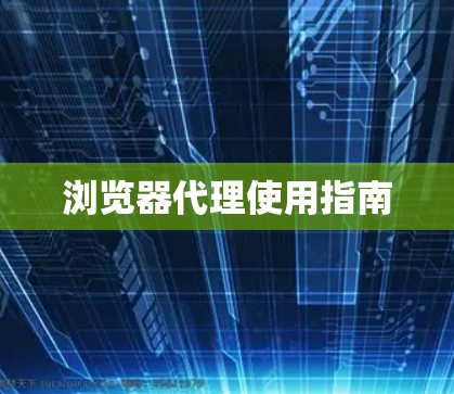 浏览器代理使用指南