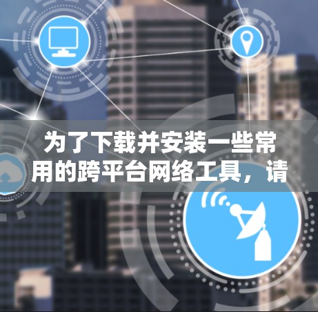 为了下载并安装一些常用的跨平台网络工具，请按照以下步骤操作