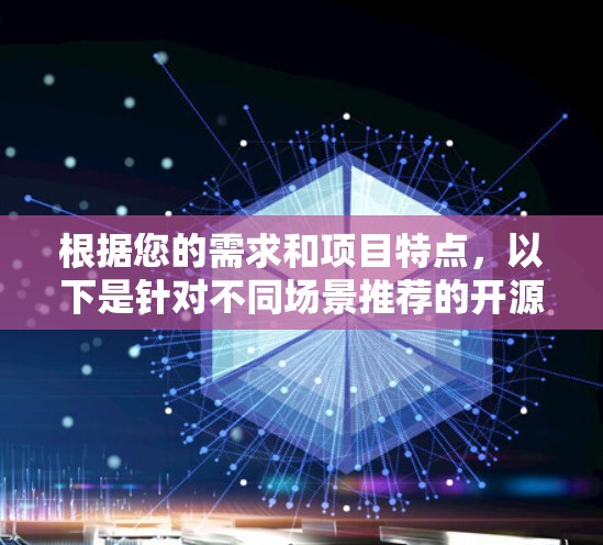 根据您的需求和项目特点，以下是针对不同场景推荐的开源网络配置工具