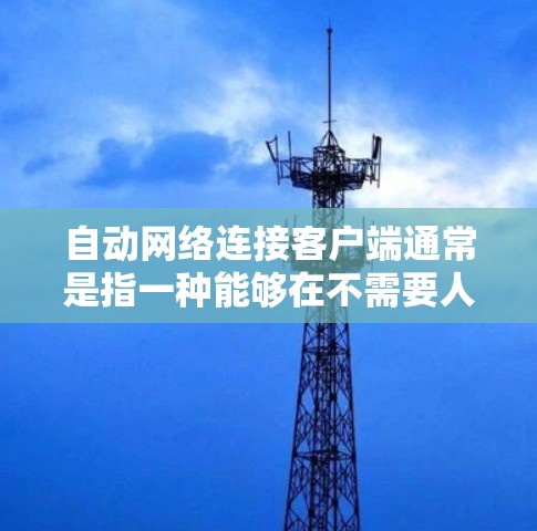 自动网络连接客户端通常是指一种能够在不需要人工干预的情况下，自动连接到指定网络服务器的功能。以下是一些可能的实现方法和步骤