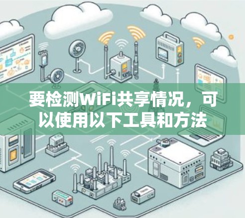 要检测WiFi共享情况，可以使用以下工具和方法