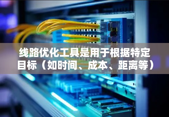 线路优化工具是用于根据特定目标（如时间、成本、距离等）优化路径或路线的软件或算法。以下是一些常见的线路优化工具和方法