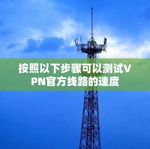 按照以下步骤可以测试VPN官方线路的速度