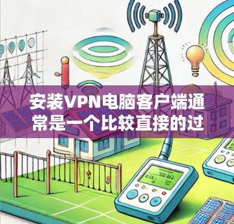 安装VPN电脑客户端通常是一个比较直接的过程，但具体步骤可能会因VPN服务提供商的不同而有所差异。以下是一般性的指南，帮助你安装VPN电脑客户端