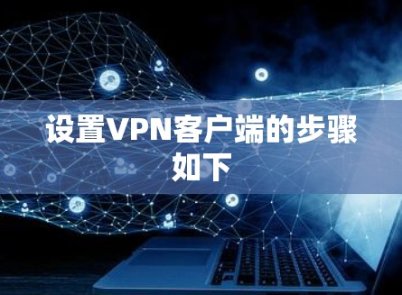 设置VPN客户端的步骤如下