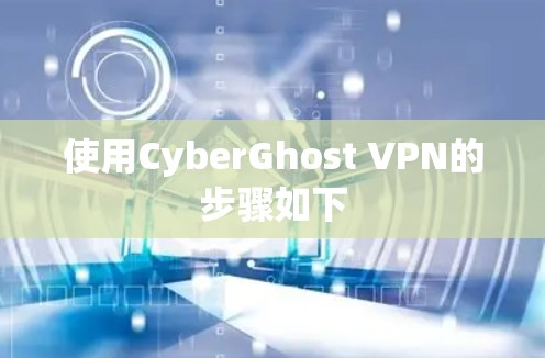 使用CyberGhost VPN的步骤如下