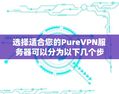 选择适合您的PureVPN服务器可以分为以下几个步骤