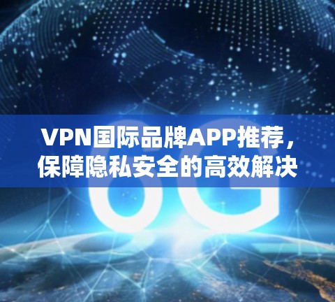 VPN国际品牌APP推荐，保障隐私安全的高效解决方案