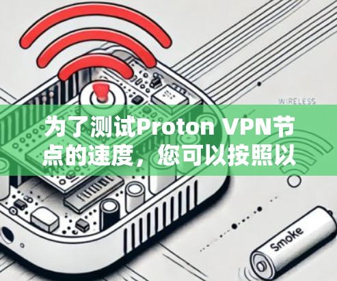 为了测试Proton VPN节点的速度，您可以按照以下步骤操作