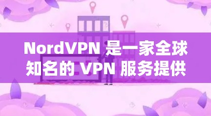 NordVPN 是一家全球知名的 VPN 服务提供商，专注于保护用户的网络隐私和安全。NordVPN 提供多种套餐，包括免费版和付费版（如专业版、钛金版等）以满足不同用户的需求