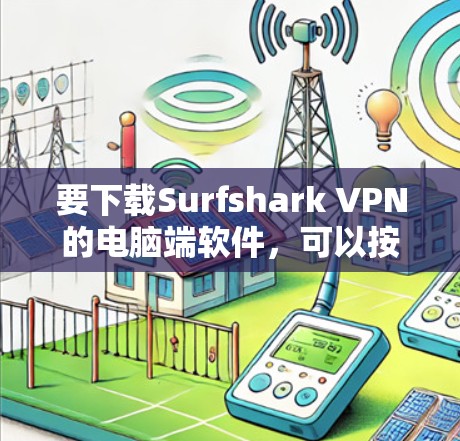 要下载Surfshark VPN的电脑端软件，可以按照以下步骤操作