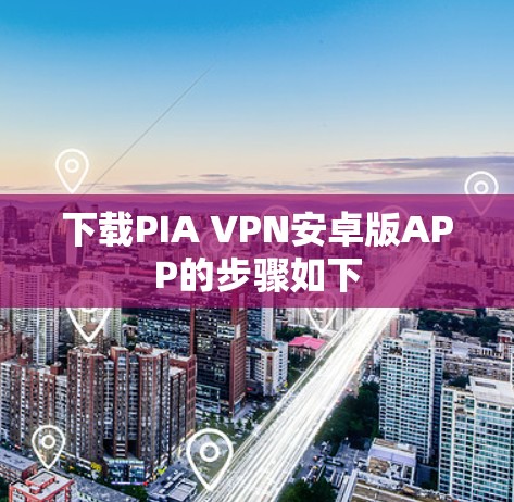 下载PIA VPN安卓版APP的步骤如下