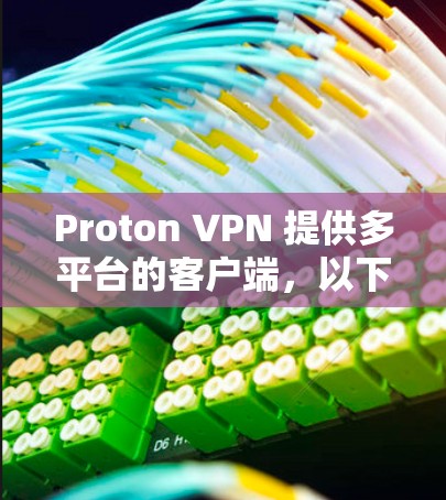 Proton VPN 提供多平台的客户端，以下是各平台客户端的稳定性和用户体验分析