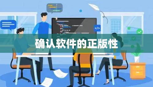 确认软件的正版性