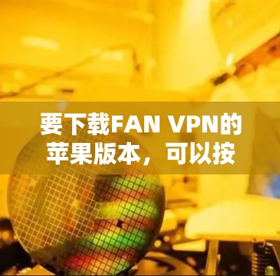 要下载FAN VPN的苹果版本，可以按照以下步骤操作