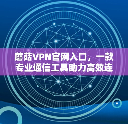蘑菇VPN官网入口，一款专业通信工具助力高效连接