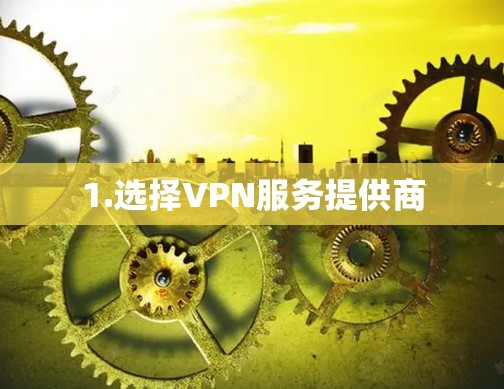 1.选择VPN服务提供商