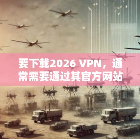 要下载2026 VPN，通常需要通过其官方网站或应用商店获取。不过，如果你无法找到下载入口，可以尝试以下步骤来找到它