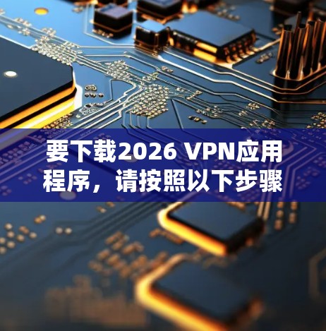 要下载2026 VPN应用程序，请按照以下步骤操作