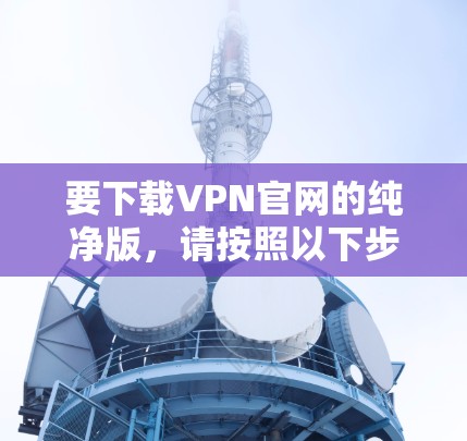 要下载VPN官网的纯净版，请按照以下步骤操作