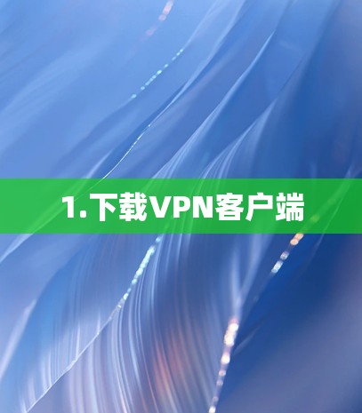 1.下载VPN客户端