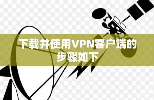 下载并使用VPN客户端的步骤如下