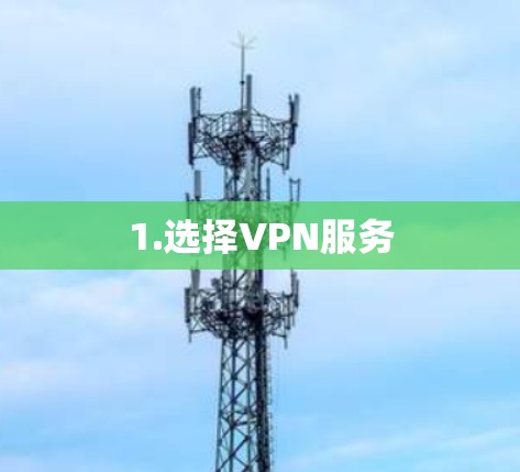 1.选择VPN服务