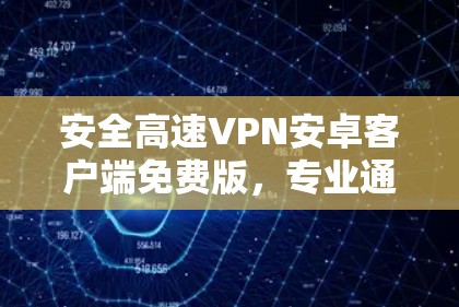 安全高速VPN安卓客户端免费版，专业通信解决方案