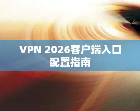 VPN 2026客户端入口配置指南