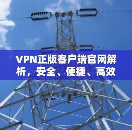 VPN正版客户端官网解析，安全、便捷、高效