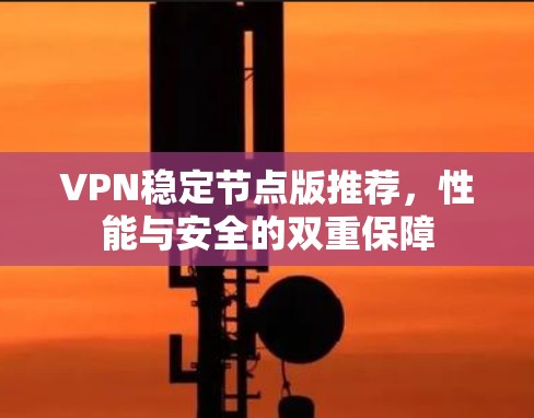 VPN稳定节点版推荐，性能与安全的双重保障